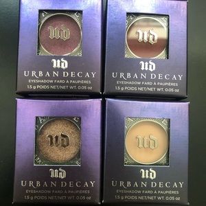 Brand New Urban Decay Single Eyeshadows set of 4